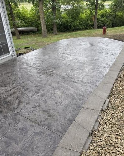 Stamped Concrete Walkway in Jacksonville, NC